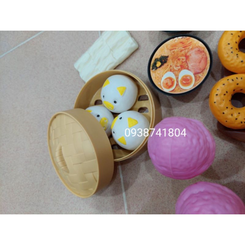 Bộ đồ chơi nấu ăn 84 chi tiết cho bé - Set đồ chơi DimSum nhựa ABS an toàn