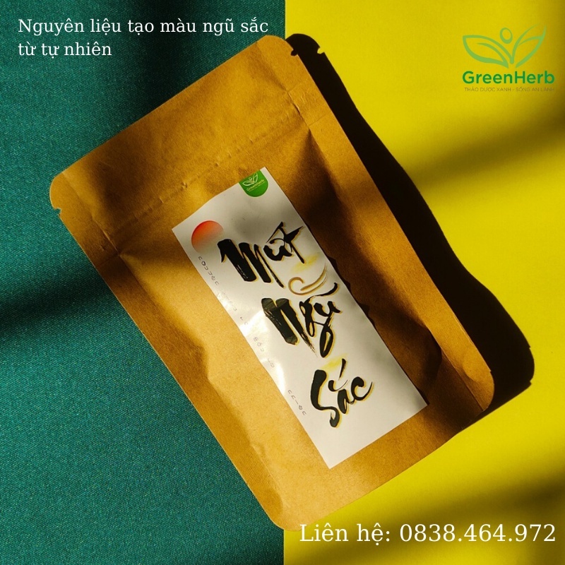 Nguyên liệu tạo màu từ tự nhiên MỨT NGŨ SẮC - Màu vàng, xanh lá cây, hồng, xanh da trời, trắng