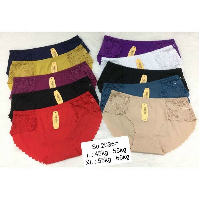 chất su lạnh phối ren - độ co giãn tốt, mặc thoải mái 2036