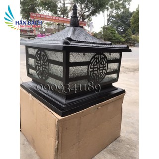 ĐÈN TRỤ CỔNG NHÔM ĐÚC D400 MÁI NGÓI