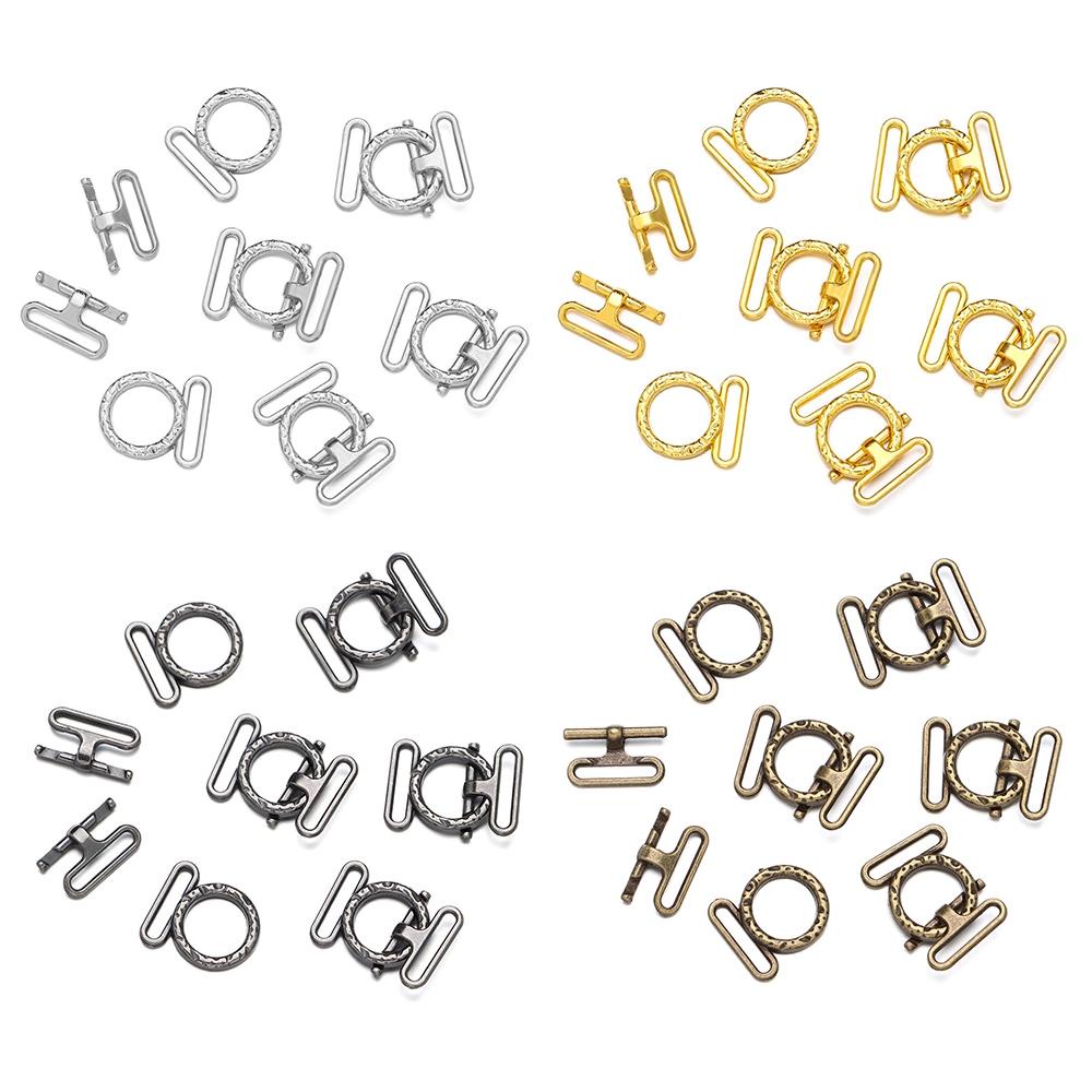 BEBETTERM Set 10 Khóa Ba Cạnh Mini Cho Búp Bê Nhồi Bông
