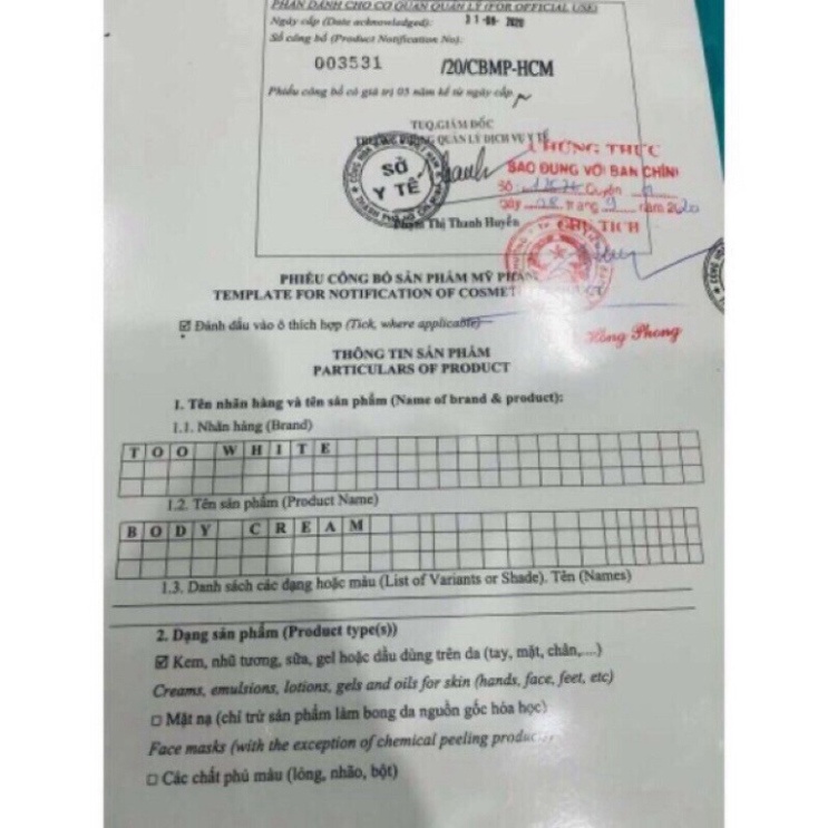 (CHÍNH HÃNG) - Kem Body Thu Thuỷ dưỡng trắng da toàn thân 220gr. | BigBuy360 - bigbuy360.vn