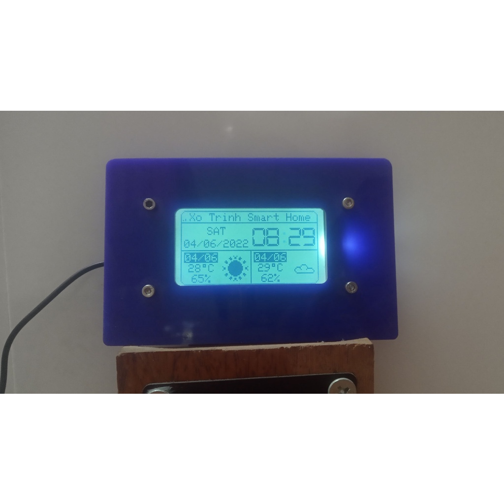 Đồng hồ dự báo thời tiết thông minh bằng wifi