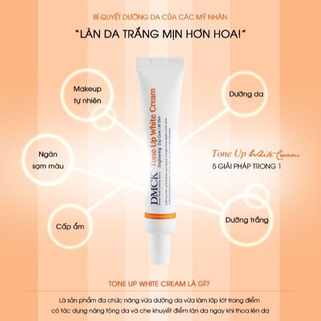 Kem Dưỡng Trắng Nâng Tông Da DMCK Tone Up White Cream 30g | BigBuy360 - bigbuy360.vn
