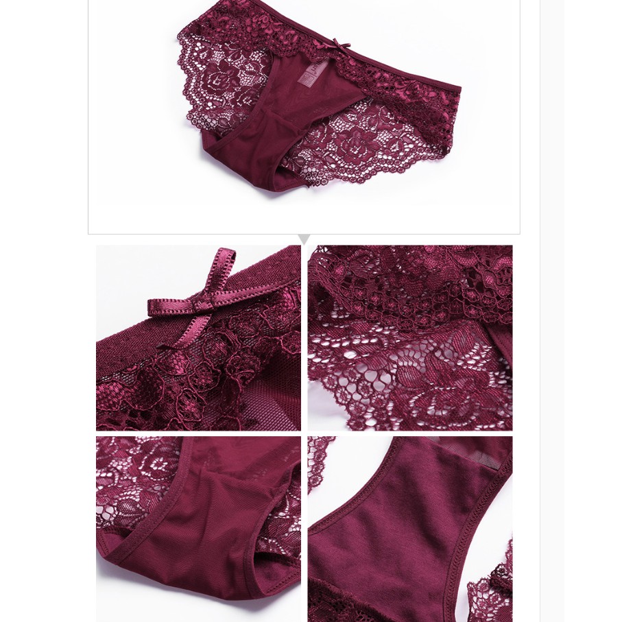 (Thanh lý) Bộ Đồ Lót Ren Có Gọng Nâng Ngực Push Up Mới S193