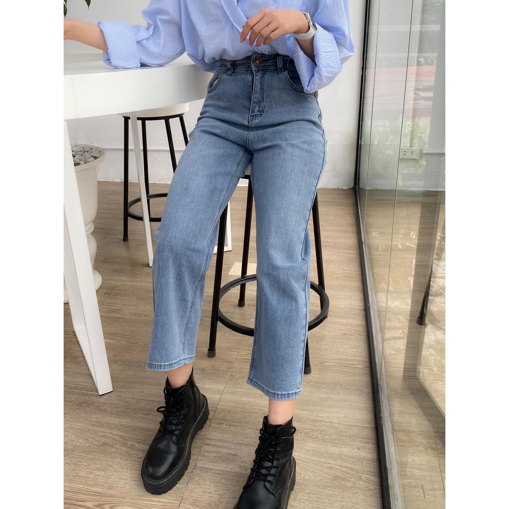 Quần jeans suông 901 (ảnh thật)