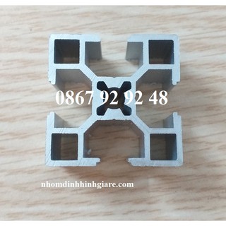 Nhôm định hình 30x30 rãnh 6 dài 500mm