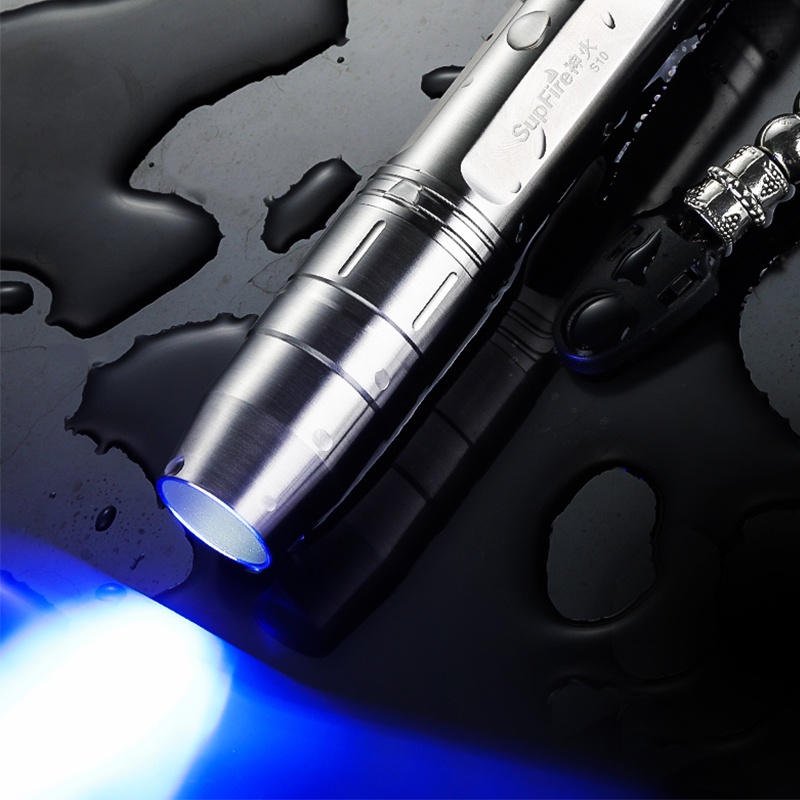 Đèn Pin UV S10 Supfire thiết kế nhỏ gọn cầm tay tiện dụng