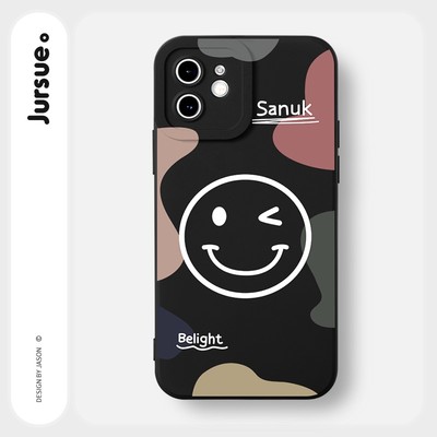 Ốp điện thoại JURSUE họa tiết dễ thương ngộ nghĩnh thích hợp cho iPhone 17 16 15 14 13 12 11ProMax SE2020 X XR XS 8 7 6S 6Plus Y1850