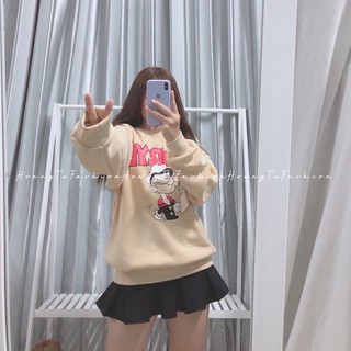áo sweater nỉ bông M434[Kèm hình thật]