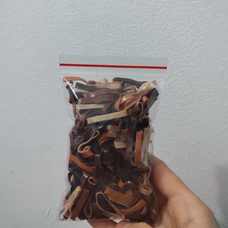 Gói 1000 chun buộc tóc màu nâu