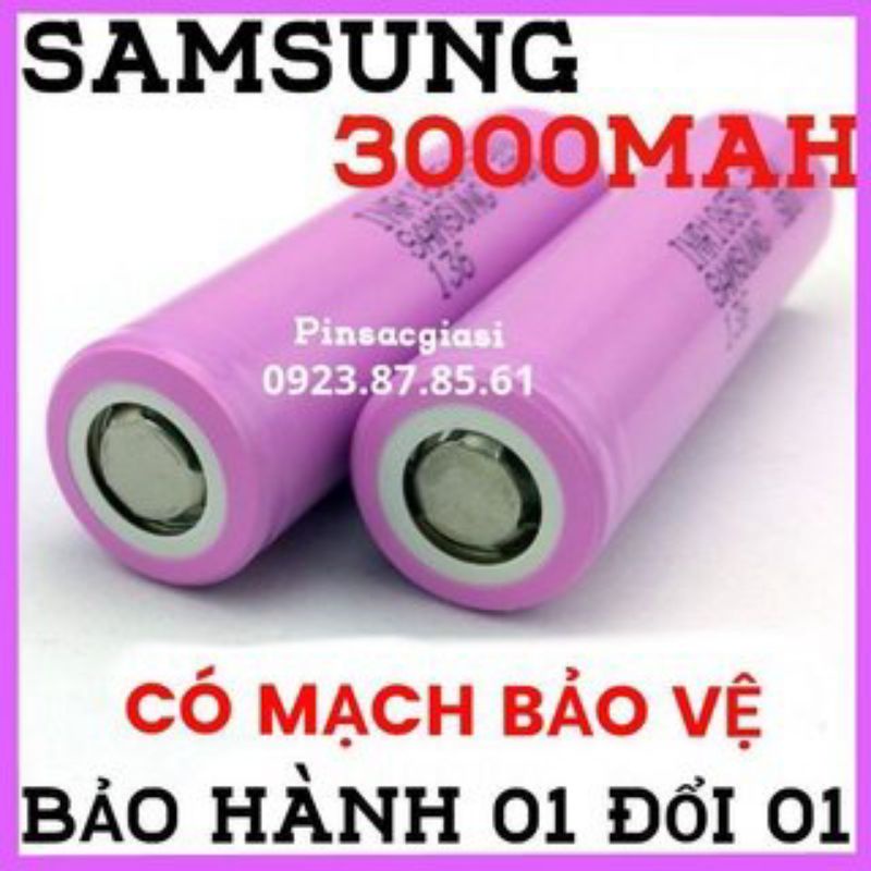 Pin 18650 Tông đơ máy cắt tóc Samsung 3000mah