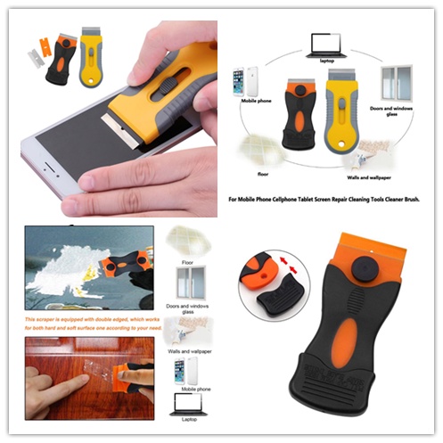 Dụng Cụ Cạo Phim Dán Kính Màn Hình LCD Tái Sử Dụng Cho Xe Hơi