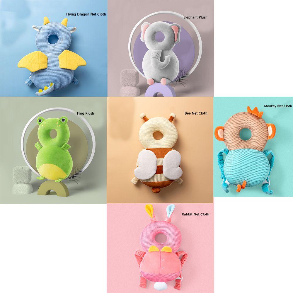 Gối Ngủ Nhồi Bông Chống Lăn Hình Động Vật Dễ Thương Cho Bé 1 Tuổi