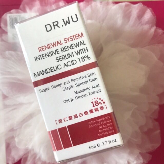 [Dr.Wu - Fullbox - Đủ size] Serum Tái Tạo Da Dr.Wu Mandelic Acid Daily Plus 5%/Intensive 18% 5ml/15ml