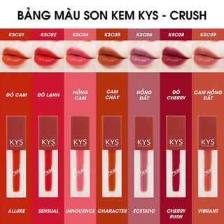SON KEM LÌ CRUSH CHOCOLATE KYS (ĐỎ LẠNH)