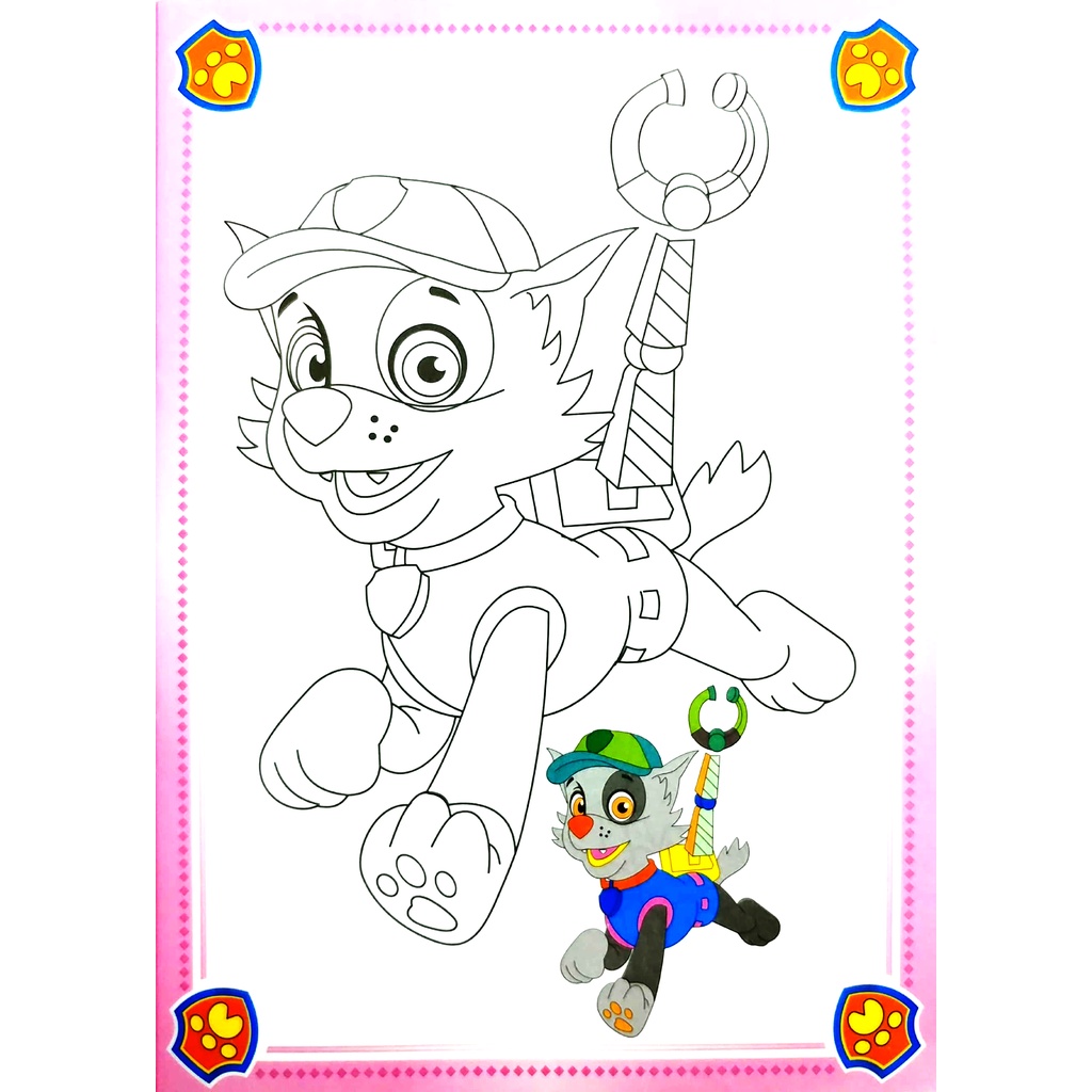 Sách Bé Yêu Tô Màu - Đội Chó Cứu Hộ Paw Patrol - Tập 4
