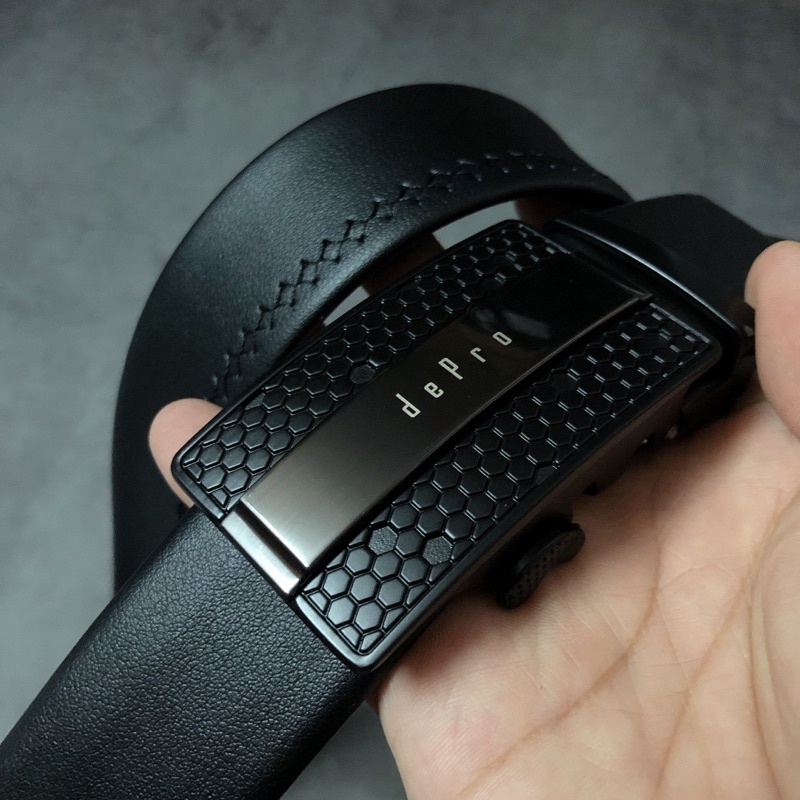 Thắt lưng da dePro vân ovan ND04