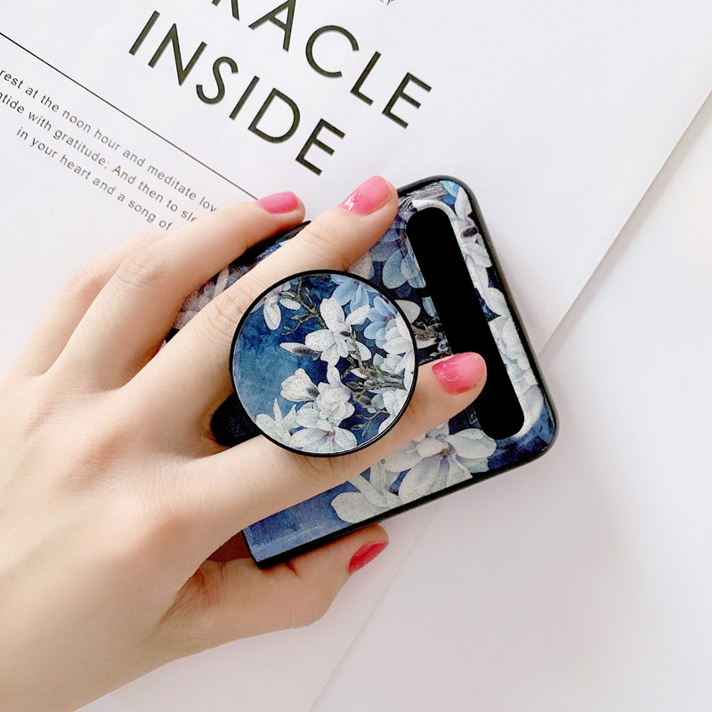 Z Ốp Điện Thoại Silicon Họa Tiết Hoa Mộc Lan Lấp Lánh Cho Samsung Galaxy Z Flip 4 Z Flip 3 Z Flip 2 Z Flip 4