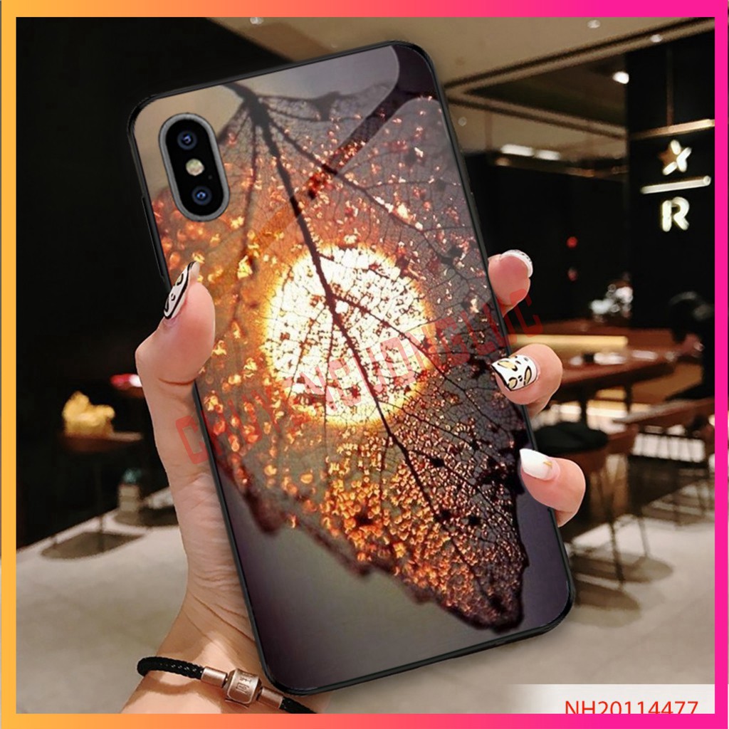 [HOT] - ỐP IPHONE, SAMSUNG TRÁNG GƯƠNG IN HÌNH ÁNH TRĂNG SAU CHIẾC LÁ NH20114477