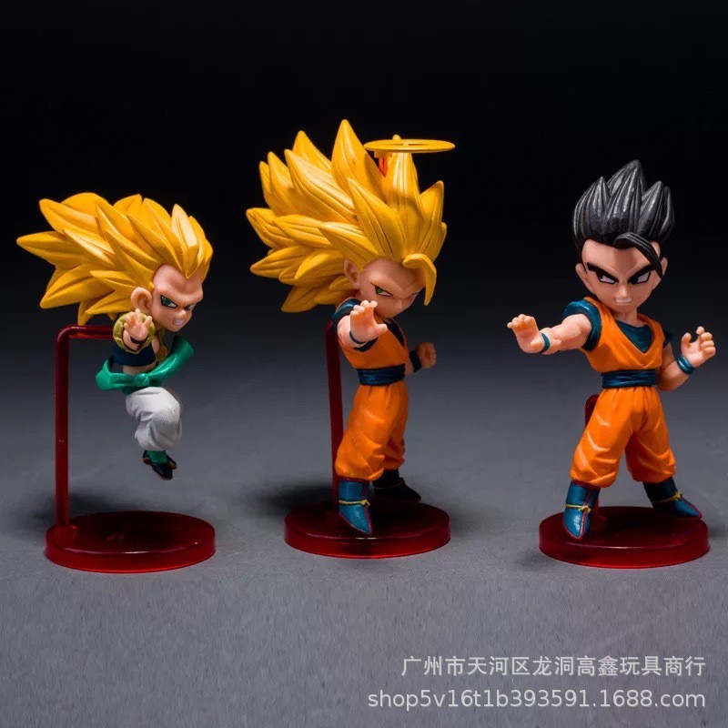 Set 6 Mô Hình Nhân Vật Phim Dragon Ball Z Độc Đáo Chất Lượng Cao