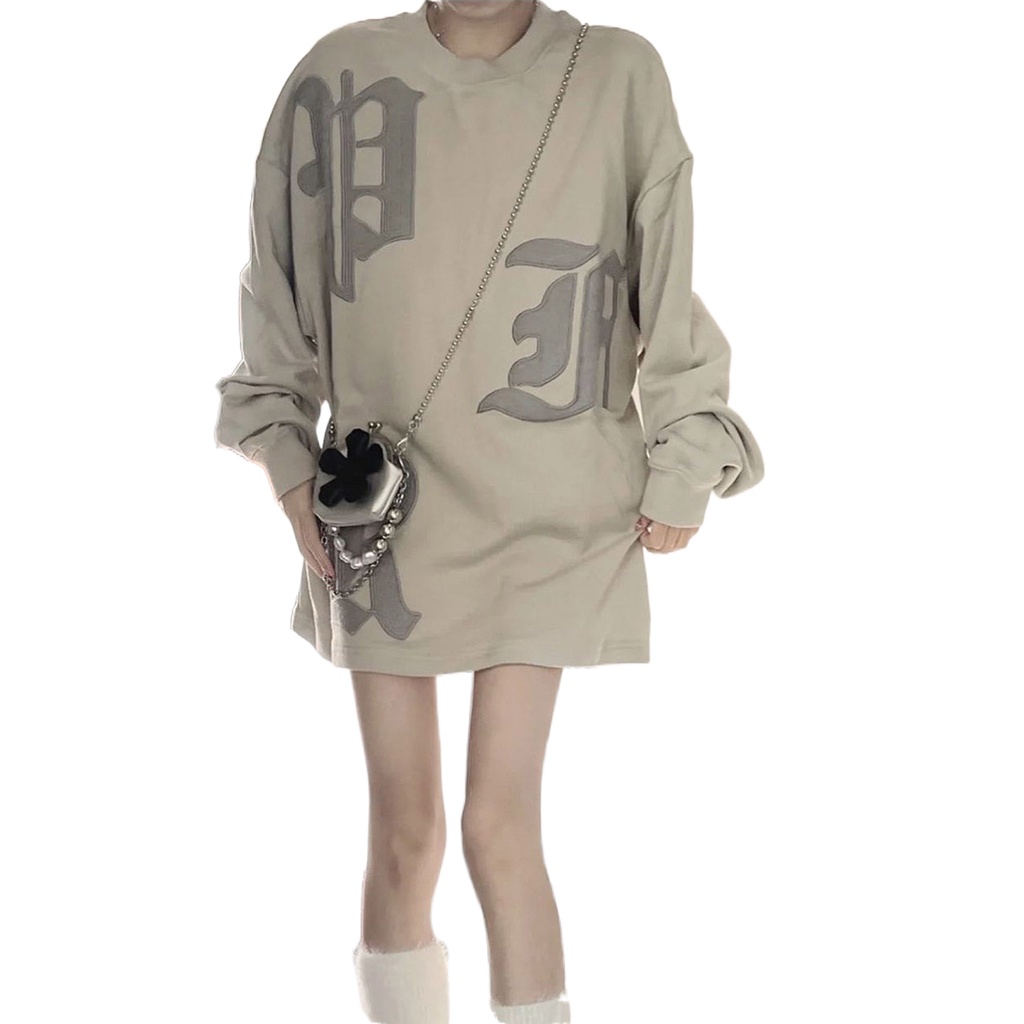 Áo sweater Perty cổ tròn thời trang mùa thu Hàn Quốc 2022 dành cho nữ