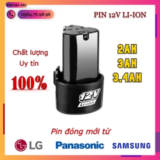 Pin máy khoan 12v pin tam giác đóng mới dung lượng cao tuyển chọn chất lượng