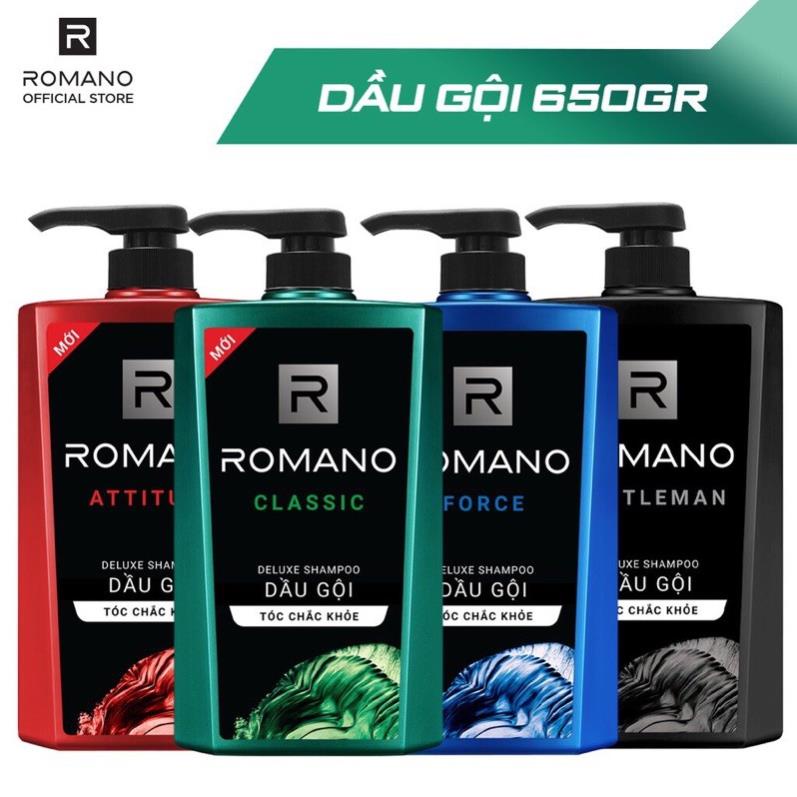 Dầu gội Romano hương nước hoa 650g