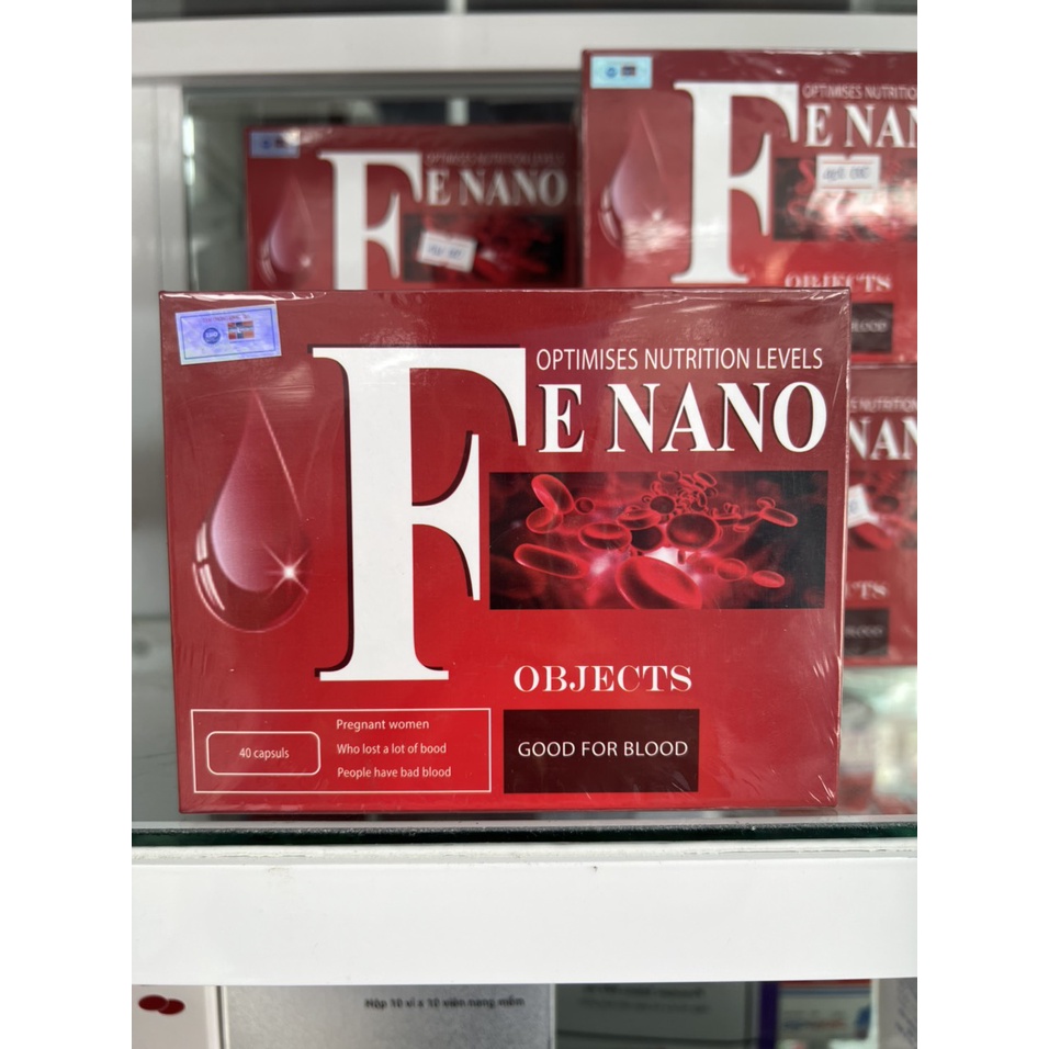 Viên Uống Fe Nano Bổ Sung Sắt Và Khoáng Chất Cho Cơ Thế, Hỗ Trợ Quá Trình Tái Tạo Hồng Cầu