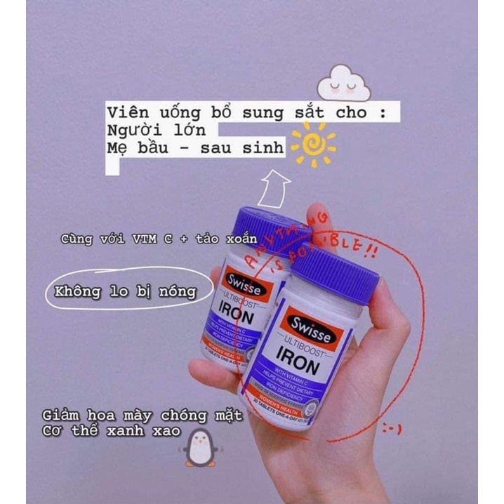 [ĐỦ BILL ẢNH CUỐI] SẮT HỮU CƠ SWISSE | BigBuy360 - bigbuy360.vn