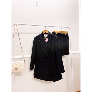 Set vest suông chân váy