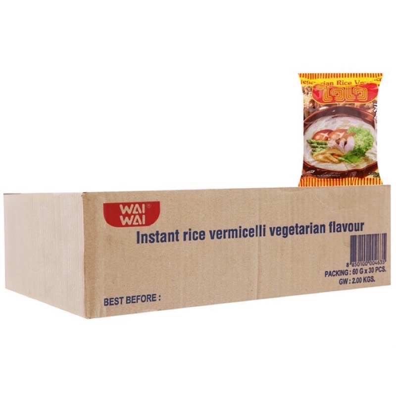 Bún gạo thái chay Waiwai lốc 5 gói