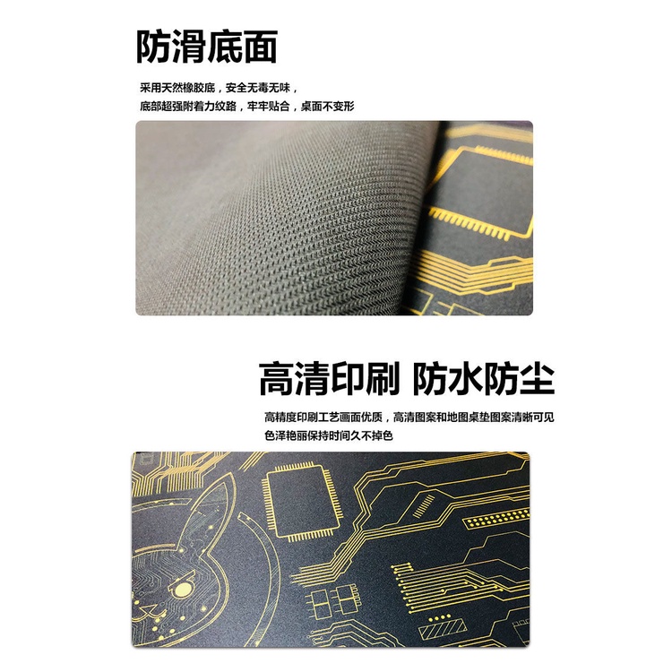 Tấm Lót Chuột Bàn Phím Máy Tính Hình Tai Mèo Dễ Thương