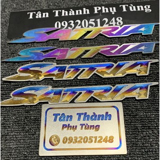 Logo Titan Chữ Satria 2 bên xe