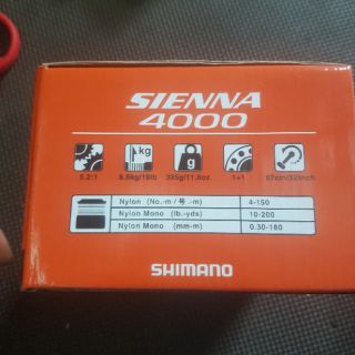 Máy Câu Cá Shimano Sienna 4000