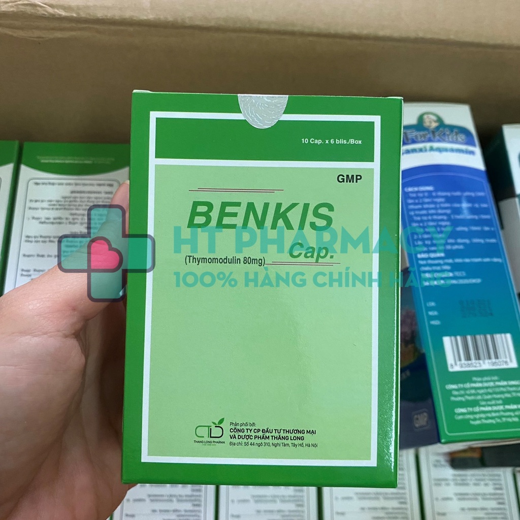 Thymomodulin 80mg - Benkis Cap Tăng cường sức đề kháng cho cơ thể (hộp 60 viên)