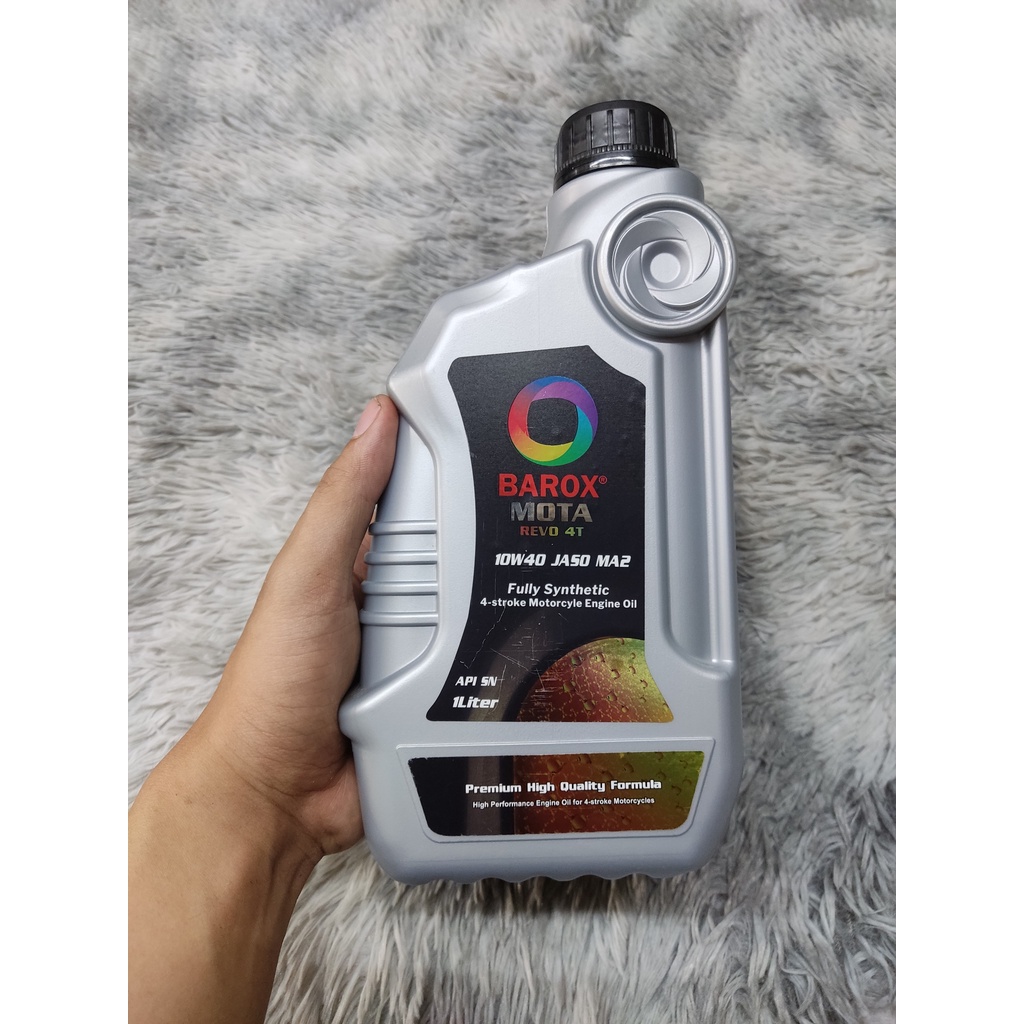 Nhớt BAROX MOTA REVO 4T 1L dành cho xe số, tay côn  - chính hãng từ UAE