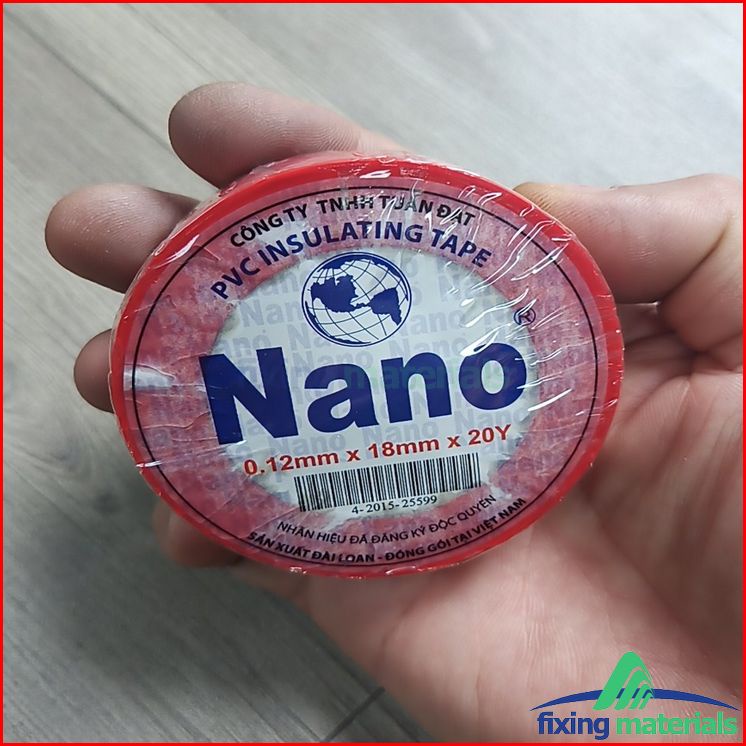 Băng keo điện Nano 0.12mmx18mmx20Y (Hàng phổ thông chất lượng tốt)