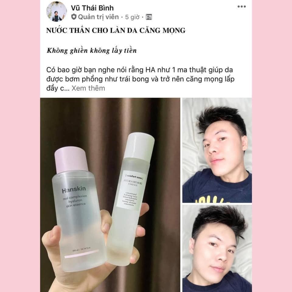 ALLME TRẢ OD Tinh chất dưỡng ẩm chống lão hoá Han.skin Real Complexion Hyaluron Skin Essence | BigBuy360 - bigbuy360.vn