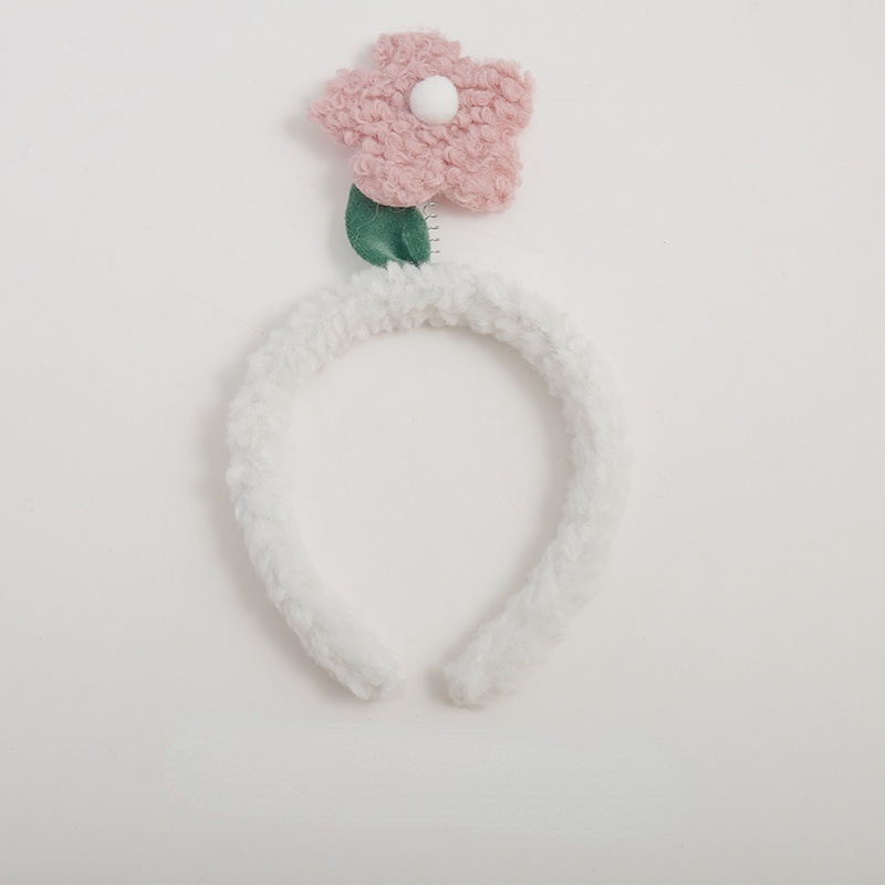 Băng đô vải nhung hình tai gấu phong cách Hàn Quốc