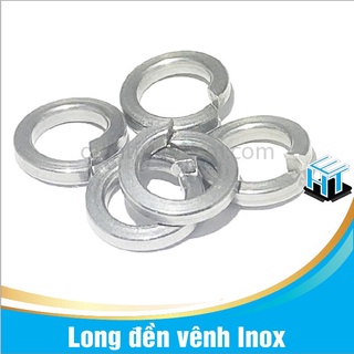 COMBO 50 con long đền vênh Inox các loại M3,M4,M5,M6,M8(chất inox 201)