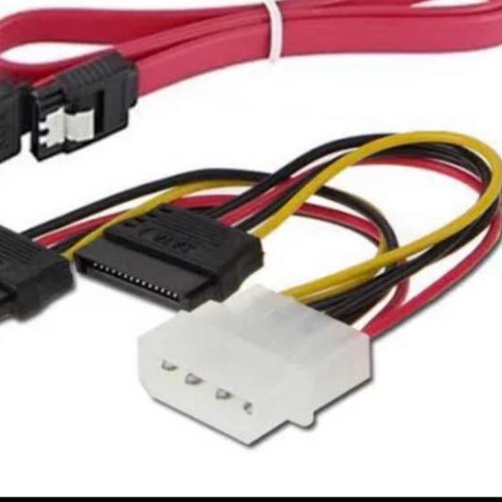 5.5 Sale Sata Power Cable Plus Sata Cable For Hdd Drive Dvd Rw