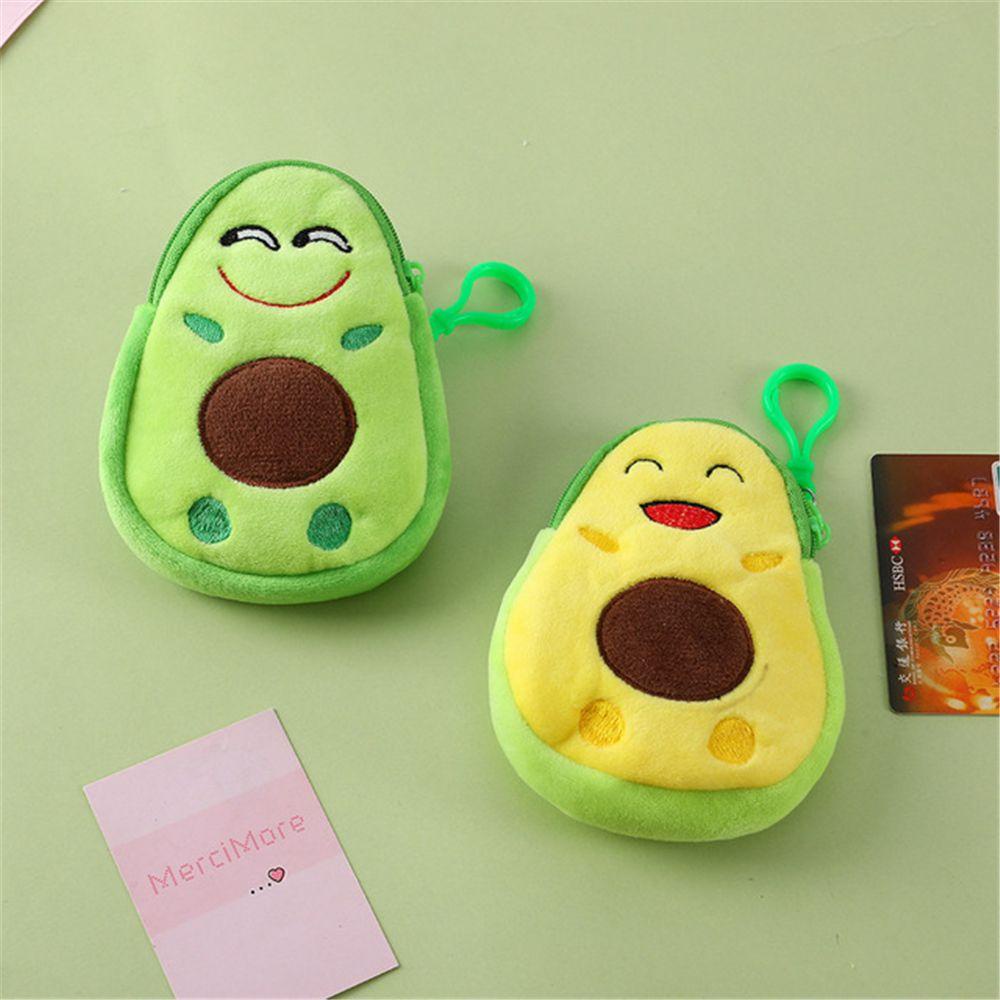 Ví đựng tiền UUMIR cỡ mini bằng lông nhung mềm mại kiểu dáng hoạt hình dễ thương xinh xắn