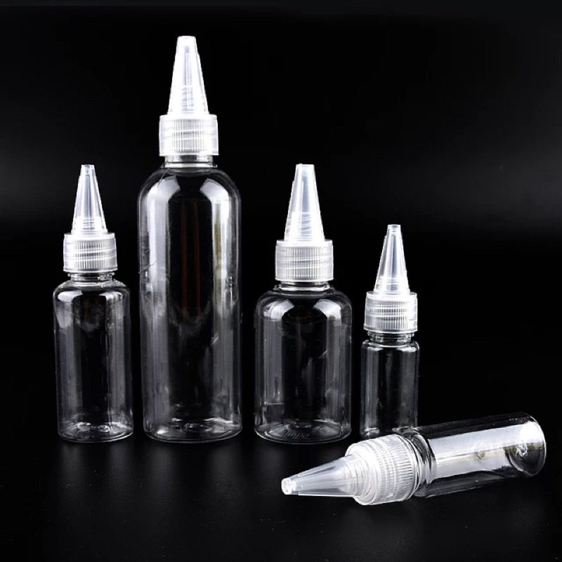 Chai Nút Nhọn Nhỏ giọt Đen / Trong suốt - Chai nhựa 30ml / 50ml / 100ml / 150ml / 200ml / 300ml đựng Mỹ phẩm
