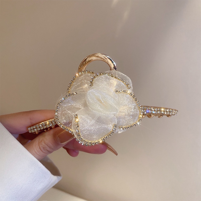 Kẹp Tóc Hình Hoa Cỡ Lớn Thời Trang Mùa Hè Xinh Xắn Cho Nữ