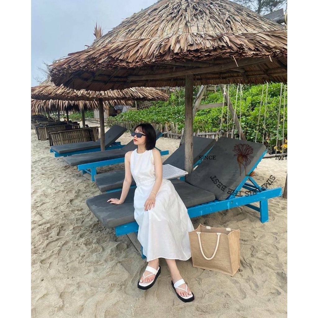 DÉP LÊ TOTIIE SHOES - SANDAL THỜI TRANG XỎ NGÓN - DÉP NỮ MŨI VUÔNG ĐẾ BẰNG 3CM D2204210