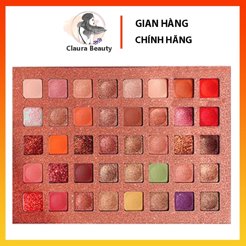 (Hàng Mới Về) Bảng Phấn Mắt 40 Màu Sắc Hiệu Ứng Lì / Ánh Nhũ Thời Trang Dikalu Coco Venus Claura Beauty