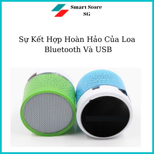 Loa bluetooth mini di động cầm tay A9 Có Đèn Led Nháy Theo Nhạc Cực Chất