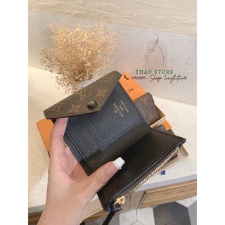 ⚠️ 𝐀̉𝐍𝐇 𝐓𝐇𝐀̣̂𝐓 - Ví chữ L cúc màu [Fullbox]