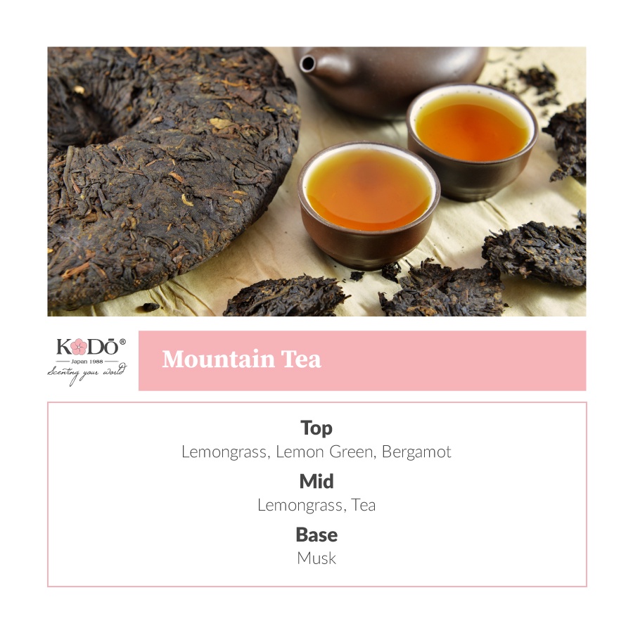 Tinh Dầu Nước Hoa KODO Mountain Tea - Nguyên Chất - 3 Tầng Hương Độc Đáo - 10ml/50ml/110ml